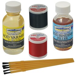 Fishing Rod Repair Kit - Basic Red